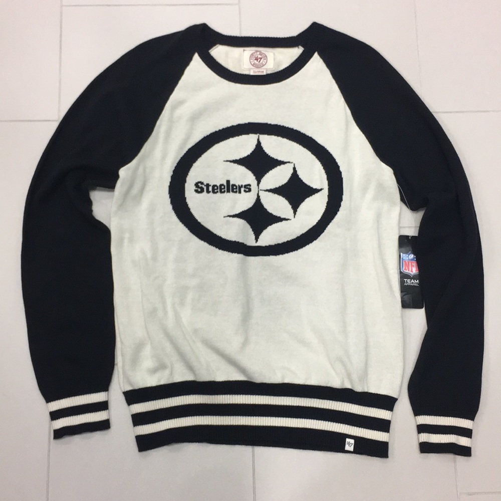 Pittsburgh Steelers 47 Brand NFL Passblock Sweater
